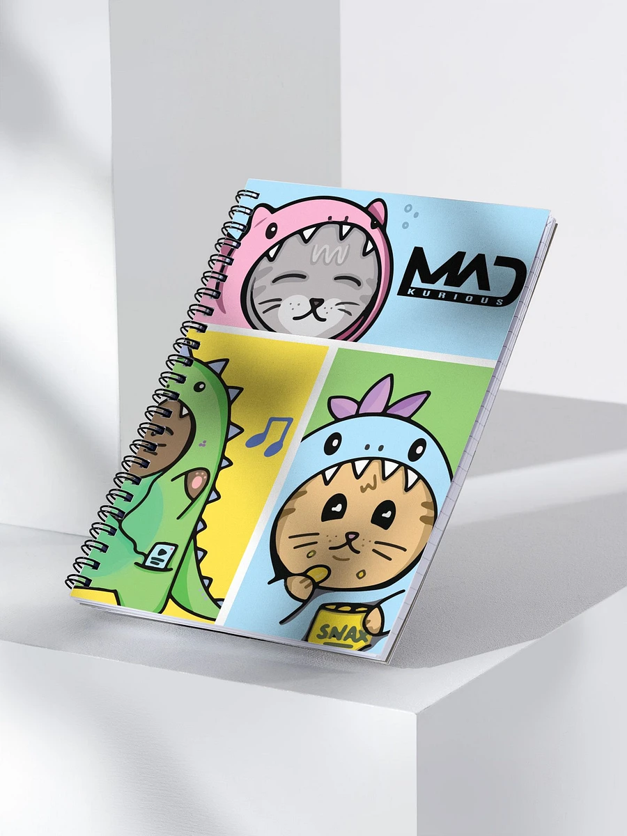 Self Care Kitties Spiral Notebook product image (4)