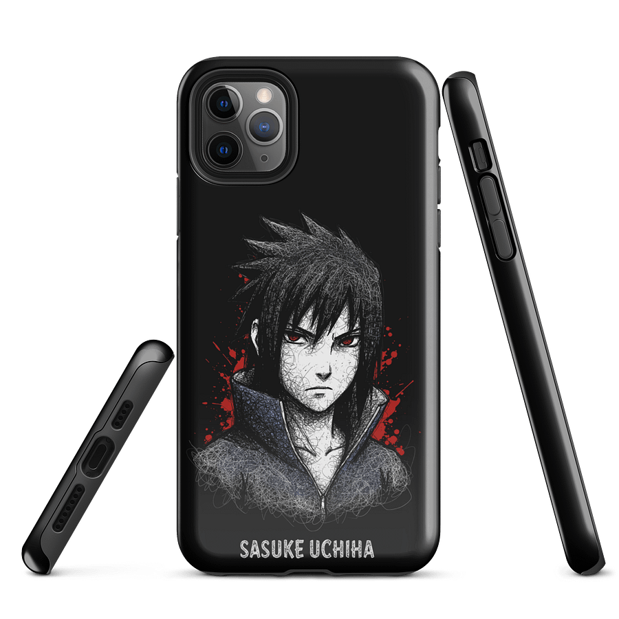 Sasuke Uchiha: Avenger's Gaze Phone Case product image (3)