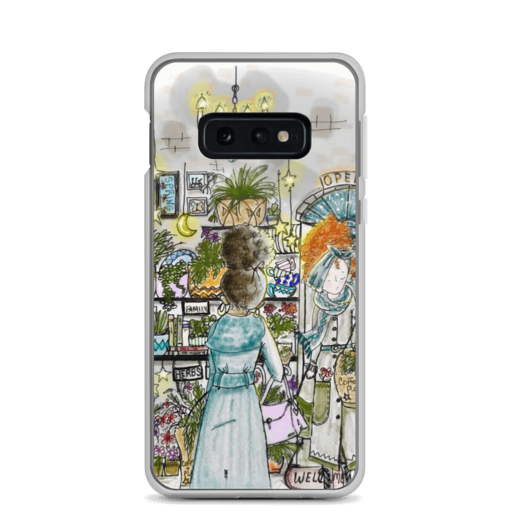 “Girls in a plant shop” Samsung phone case product image (1)
