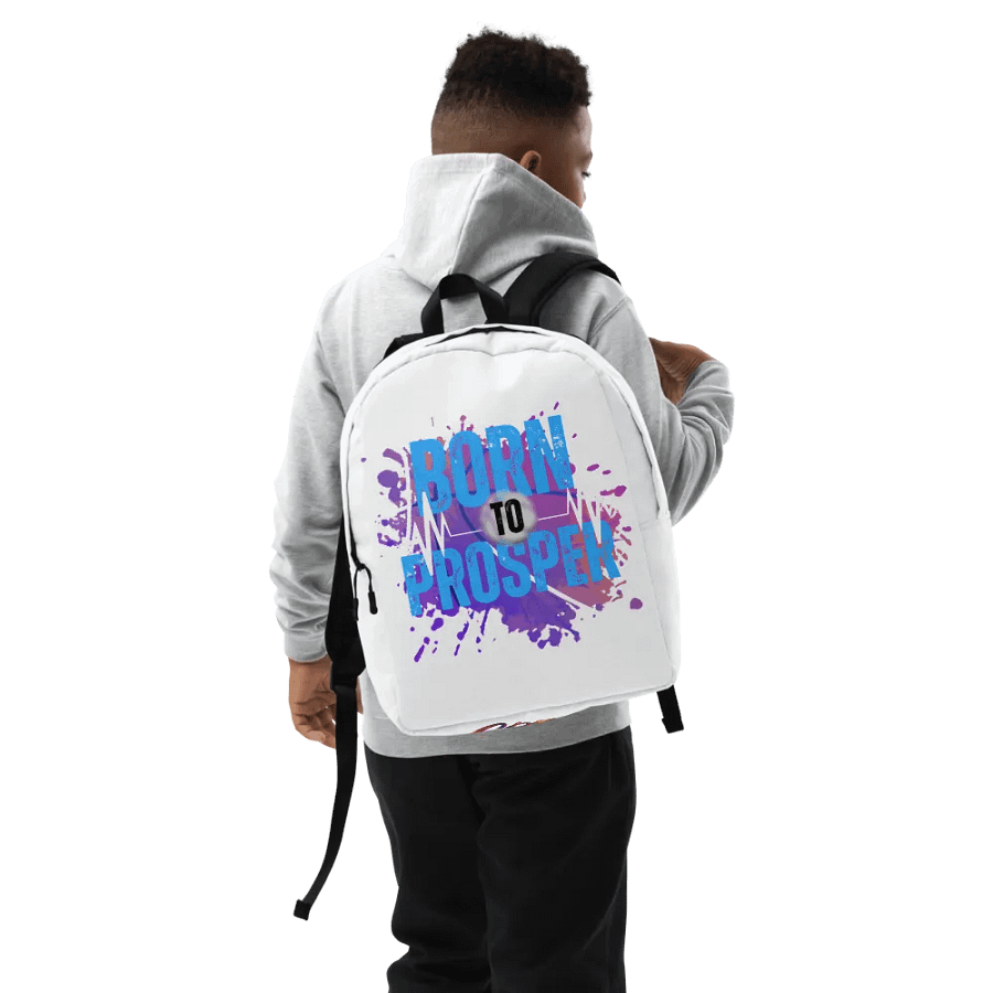 Born to Prosper All-Over Backpack product image (8)