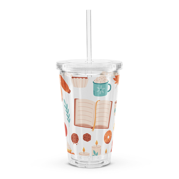 Cozy Autumn Delight Clear Tumbler product image (1)