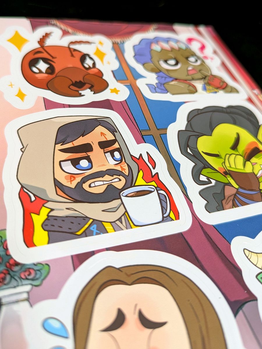 Emote Sticker Sheet product image (3)