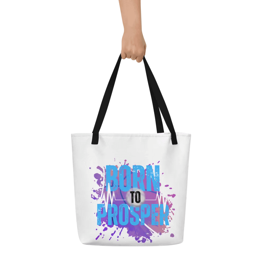Expressive Born to Prosper All-Over Tote Bag product image (10)