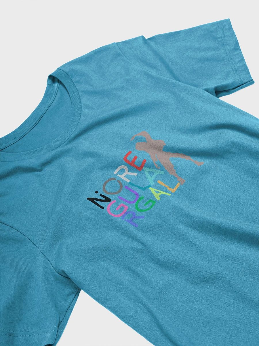 Rainbow colored NoRegGal logo T-Shirt product image (5)