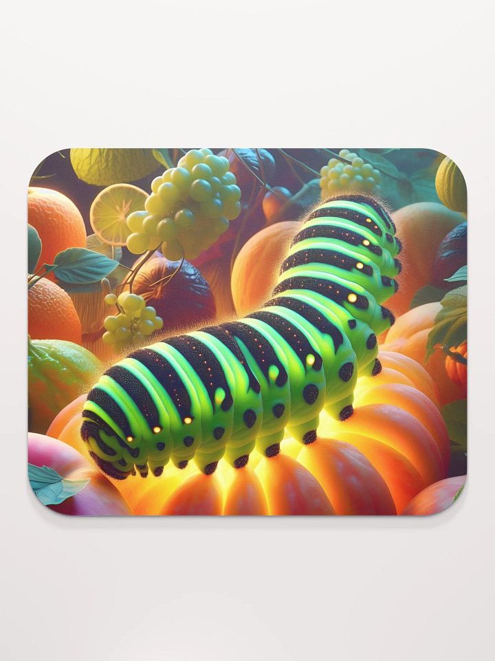 Neon Caterpillar Mouse Pad product image (2)