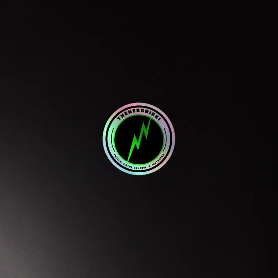 Holo logo sticker product image (2)