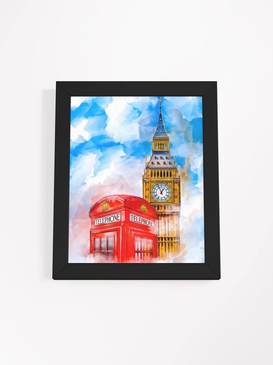 London Red Telephone Box Framed Poster product image (5)