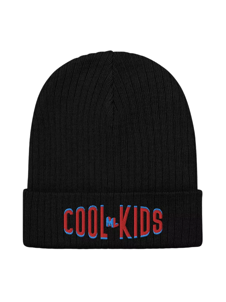 Embroidered Cool Kids - Ribbed Knit Beanie product image (1)