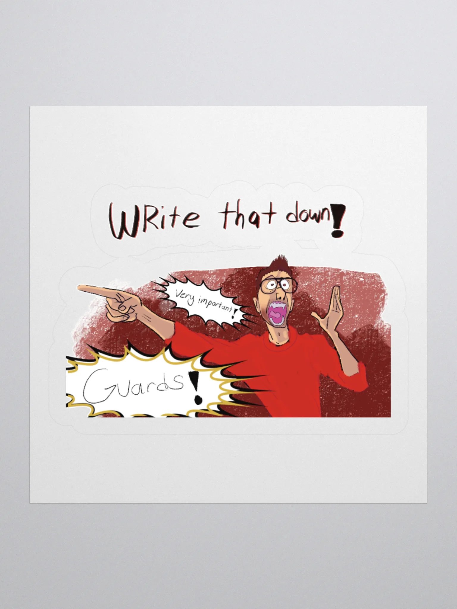WRITE THAT DOWN | STICKER product image (2)