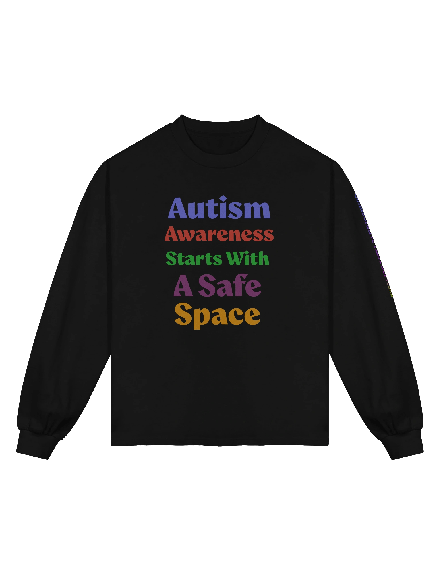 Safe Space Autism Awareness Long Sleeve Shirt product image (2)