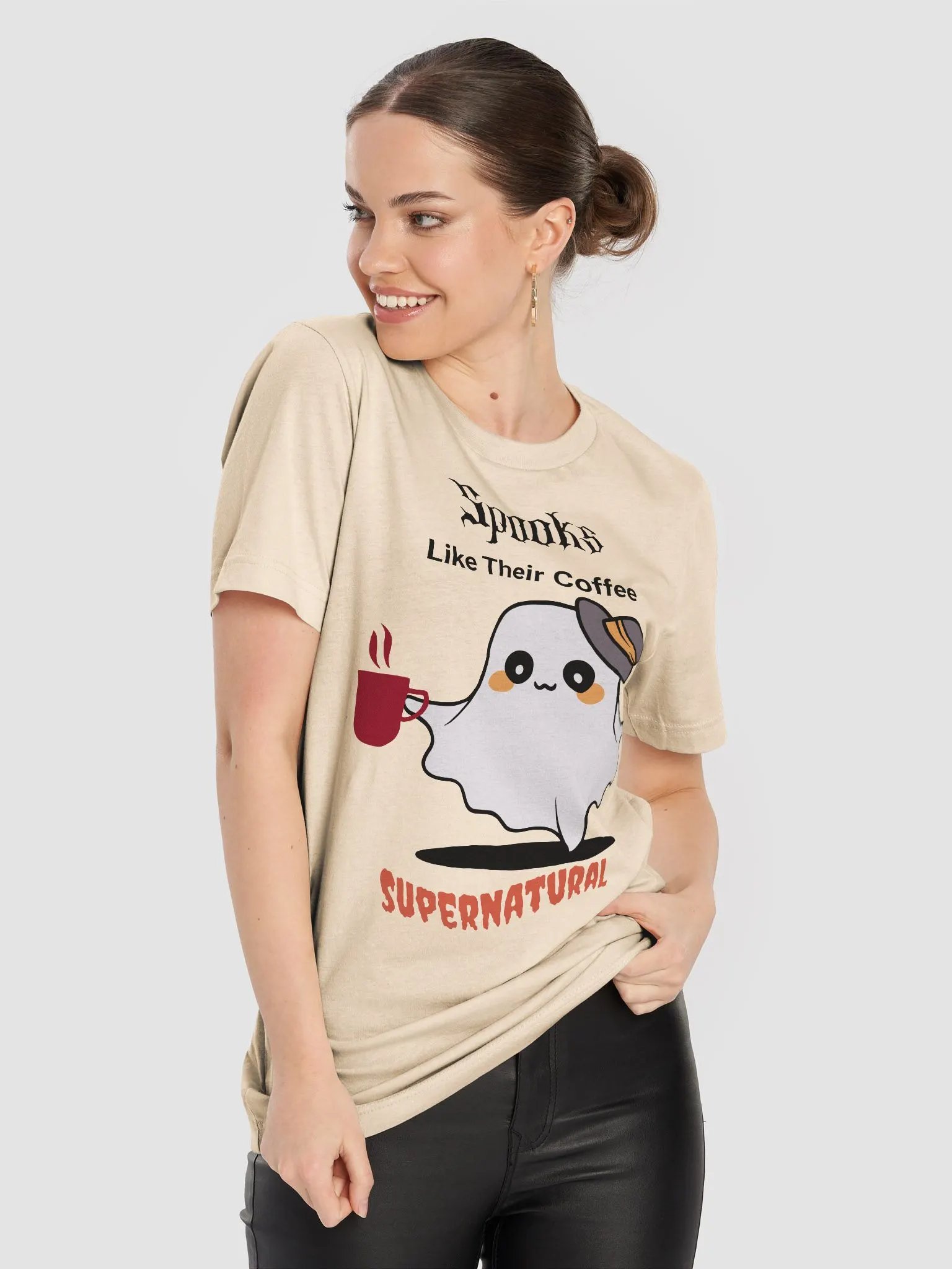 Spooks Like Their Coffee Supernatural T-Shirt product image (8)