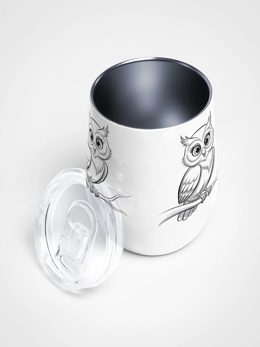 Whimsical Owls Wine Tumbler product image (3)