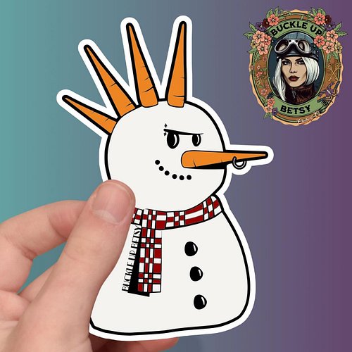 ☃️Ya feelin' lucky, punk?
Snow Punk! ⛄
Badass snowman available now !