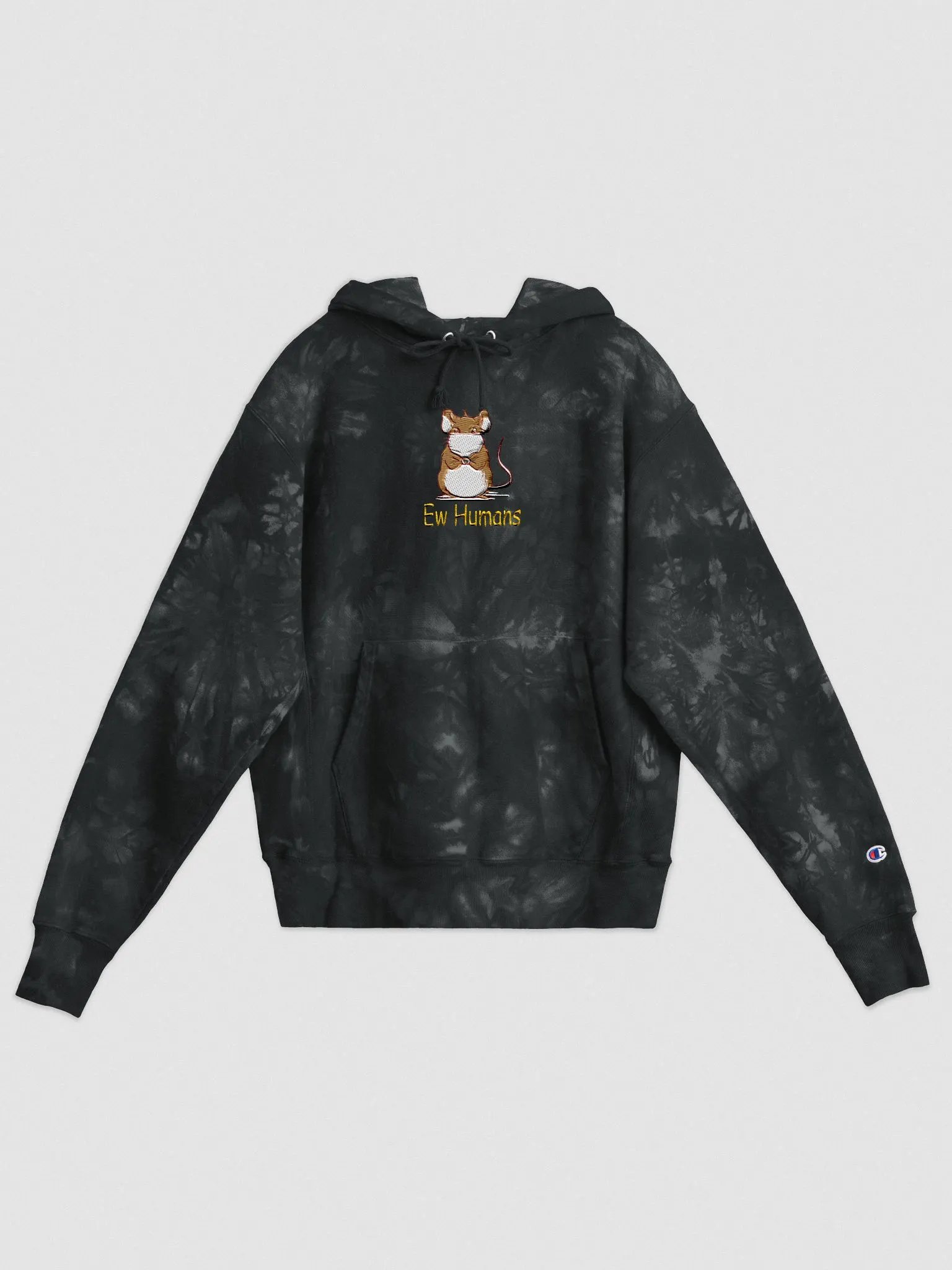 Ew humans tie dyed hoody product image (3)
