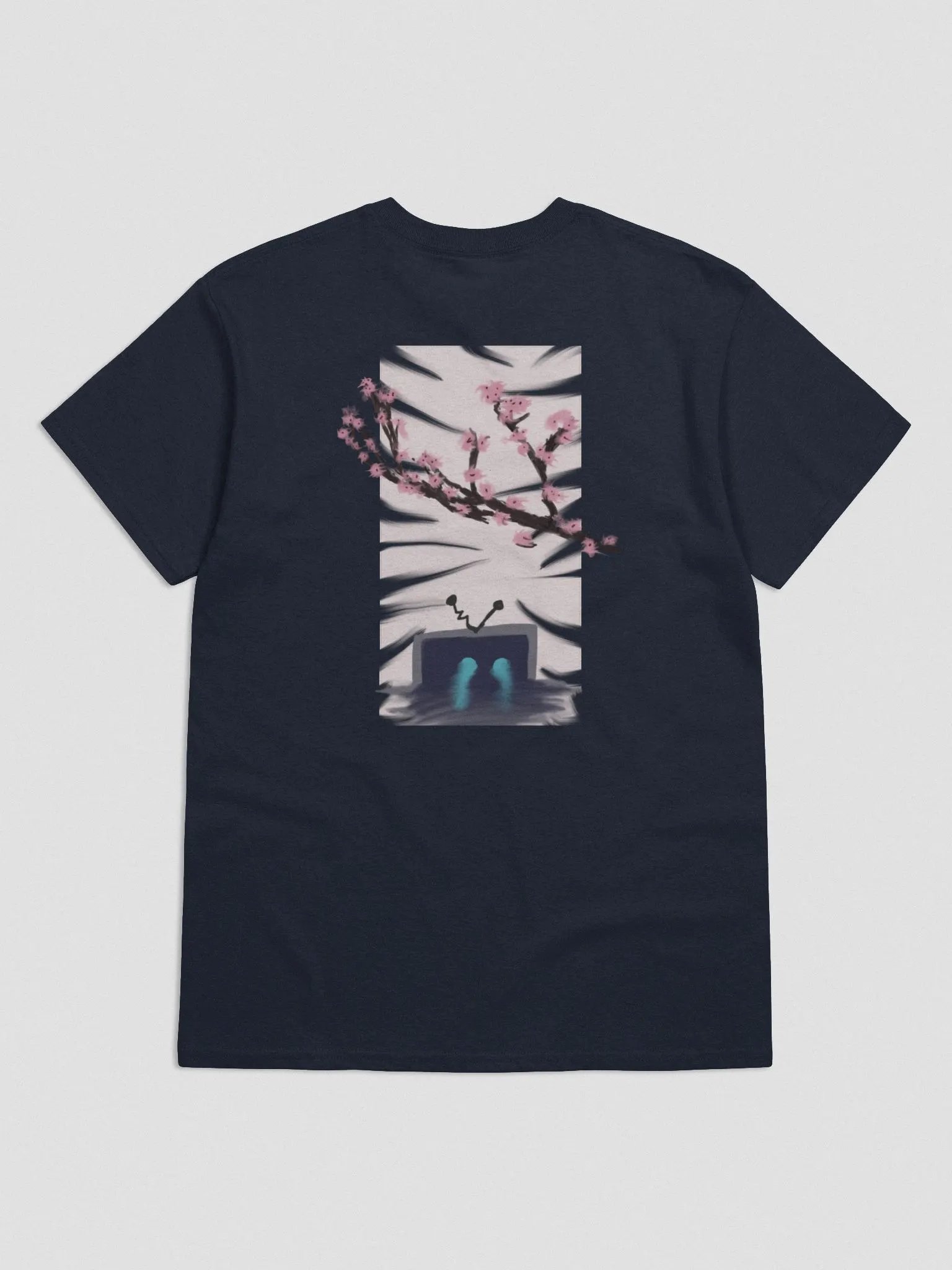 Melting Tv head shirt product image (6)