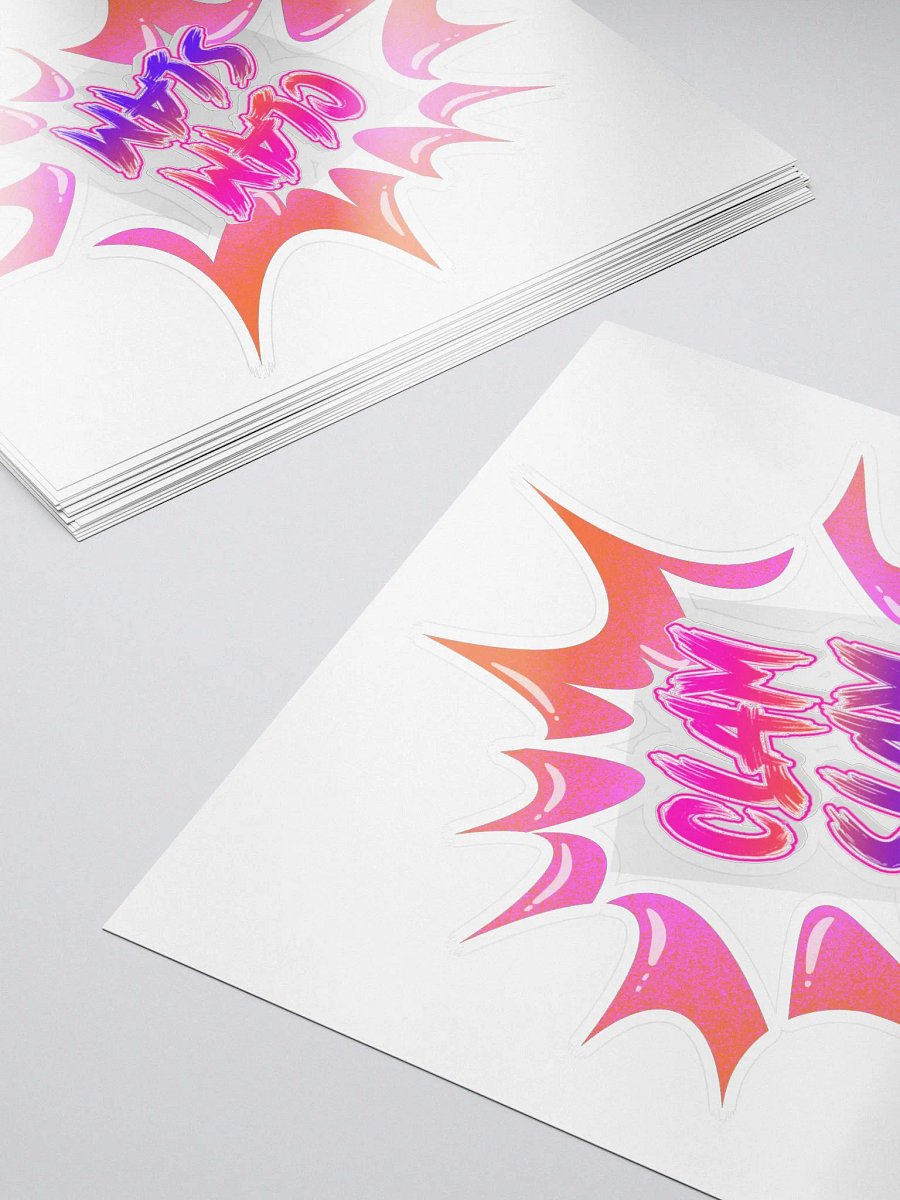 clam sticker product image (5)