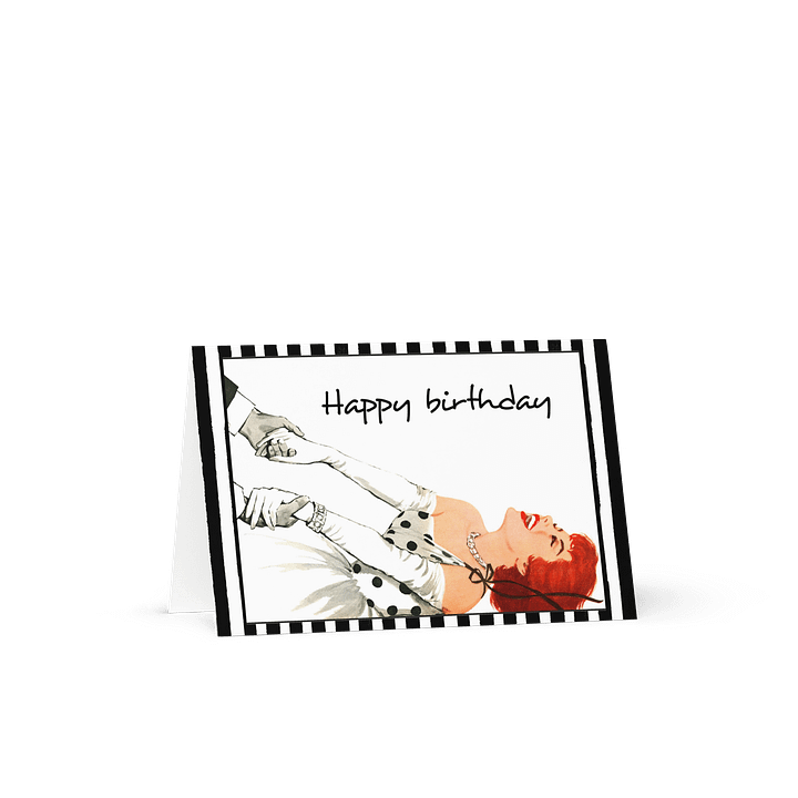 Hollywood Glam Happy Birthday Retro Card product image (2)