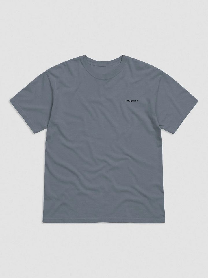 Thoughts T-Shirt Black Thread product image (1)