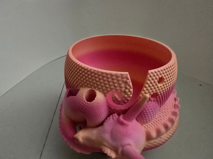 Sunset Dragon Yarn Bowl 3D printed 🐑 product image (5)