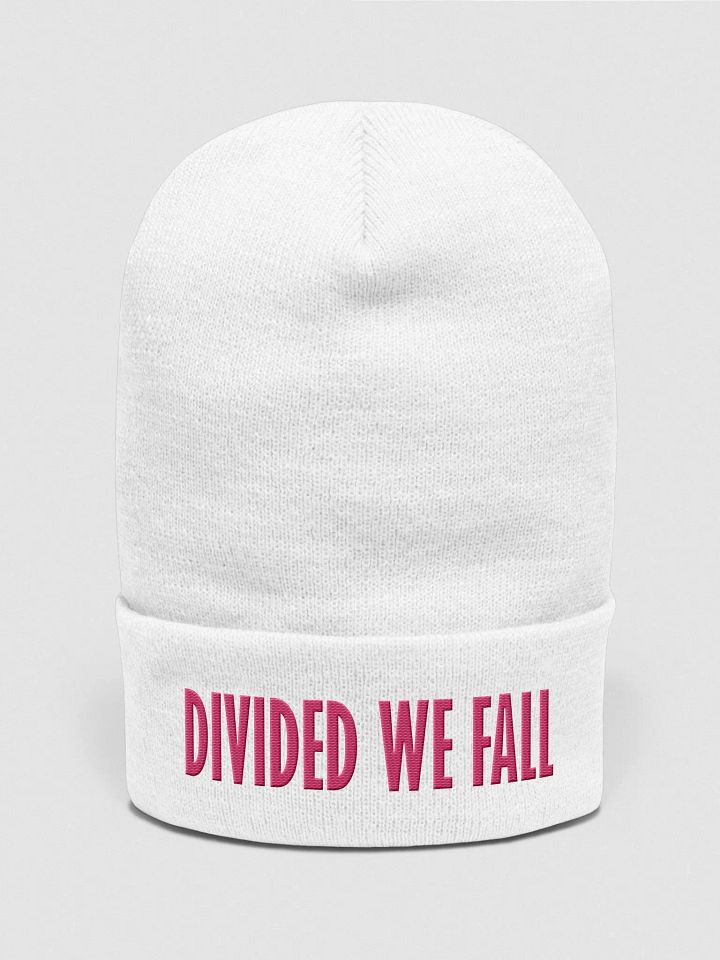 Divided We Fall - Pink - Yupoong Cuffed Beanie product image (1)