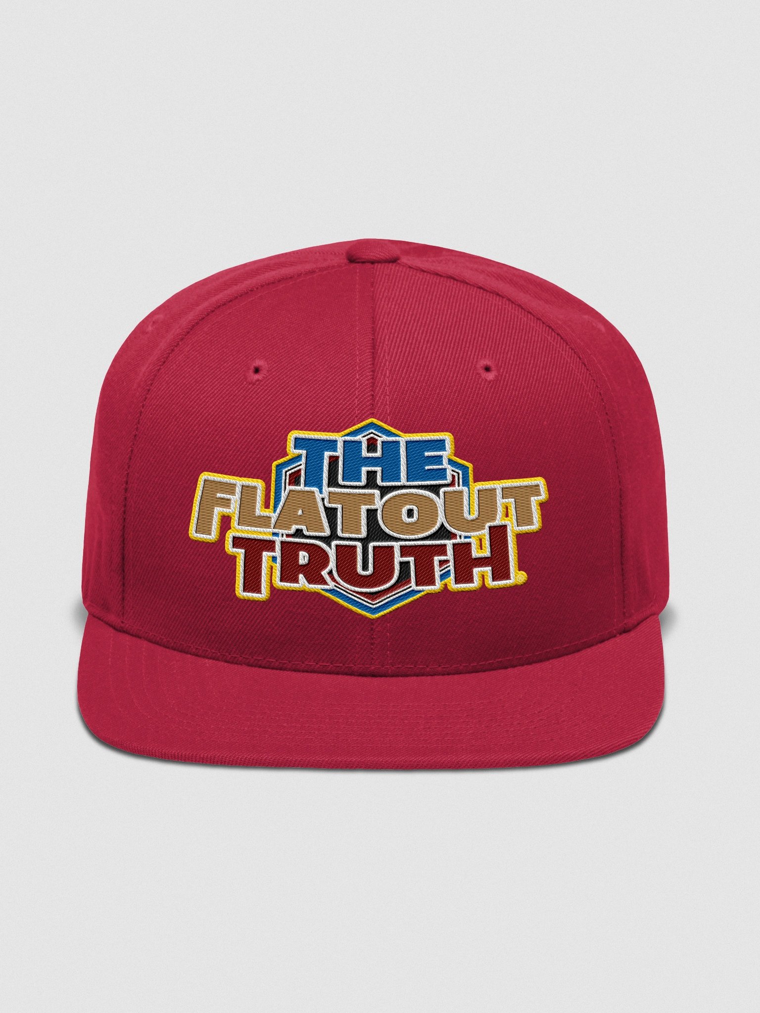 TFOT Embroidered Bold Sandy Hex Flat Snapback Hat product image (2)