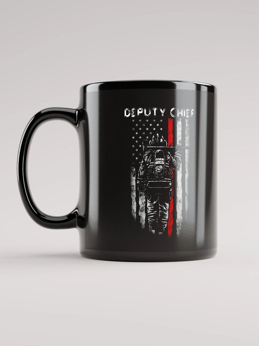 Deputy Chief Fire Department - Black Mug product image (2)