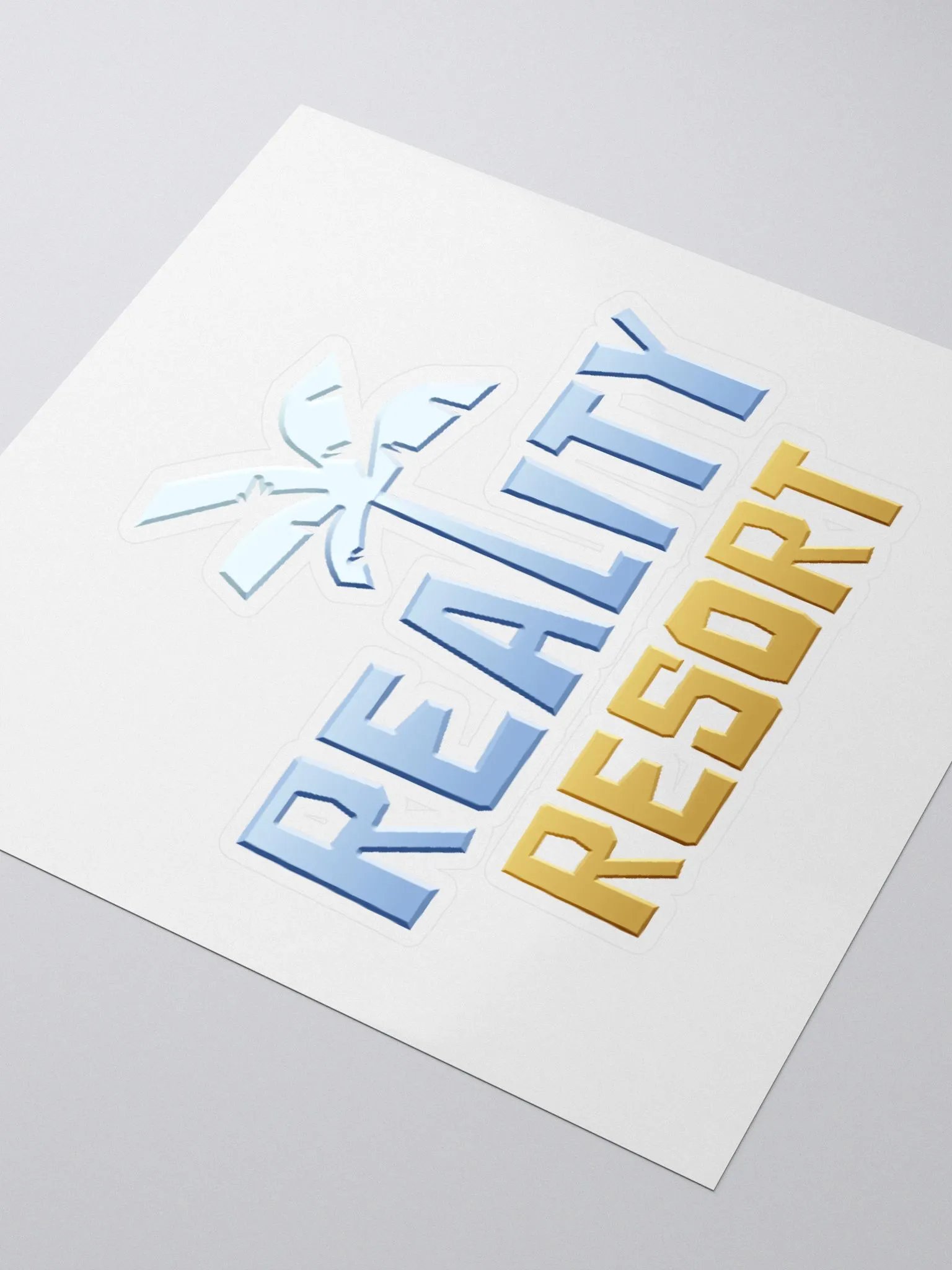 "Reality Resort" Sticker product image (3)