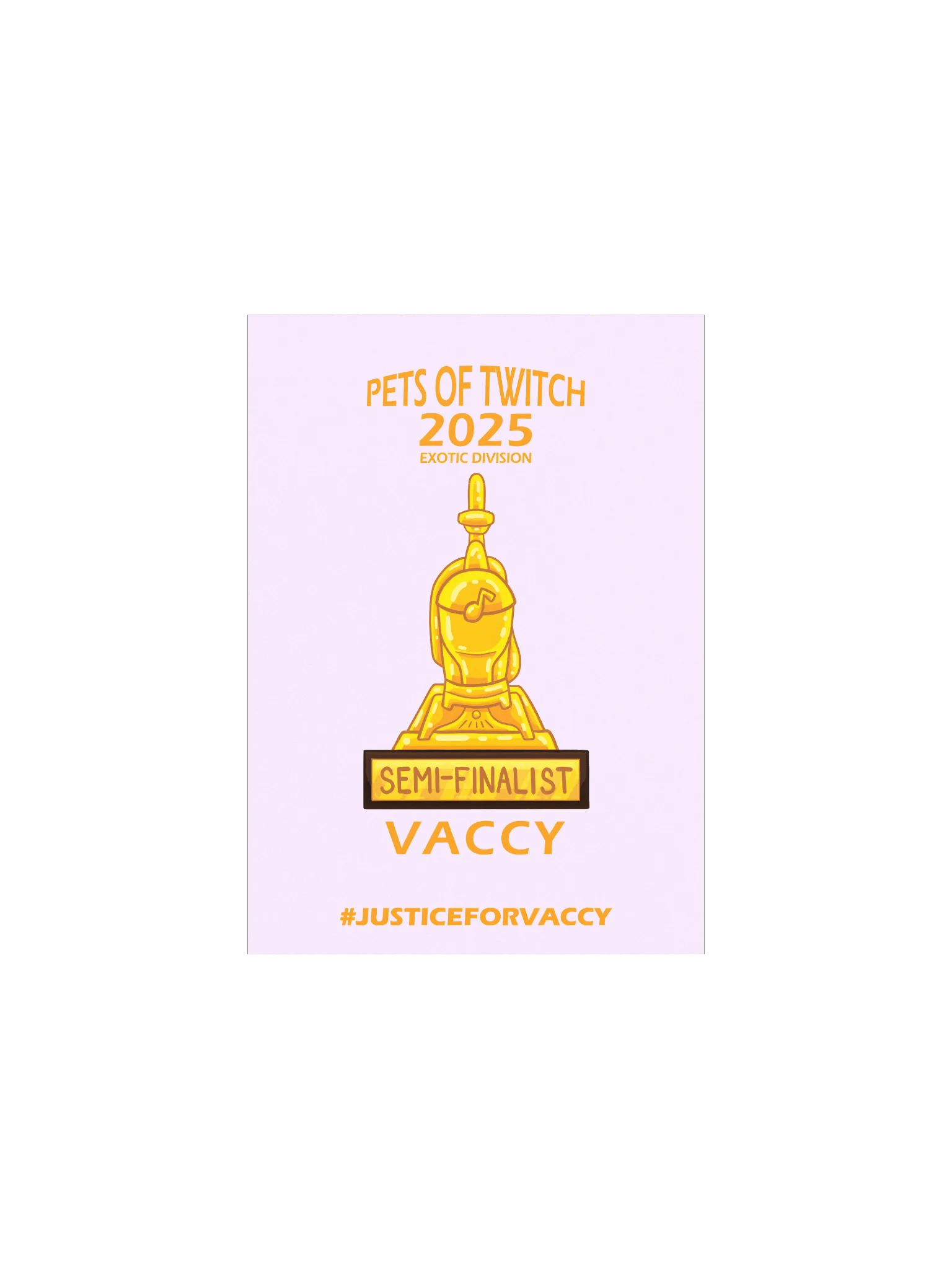 #JusticeForVaccy Print product image (1)