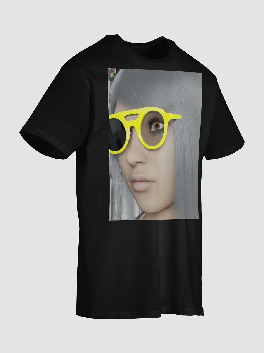 Gray Hair, Yellow Glasses: Unisex Premium T-Shirt product image (28)