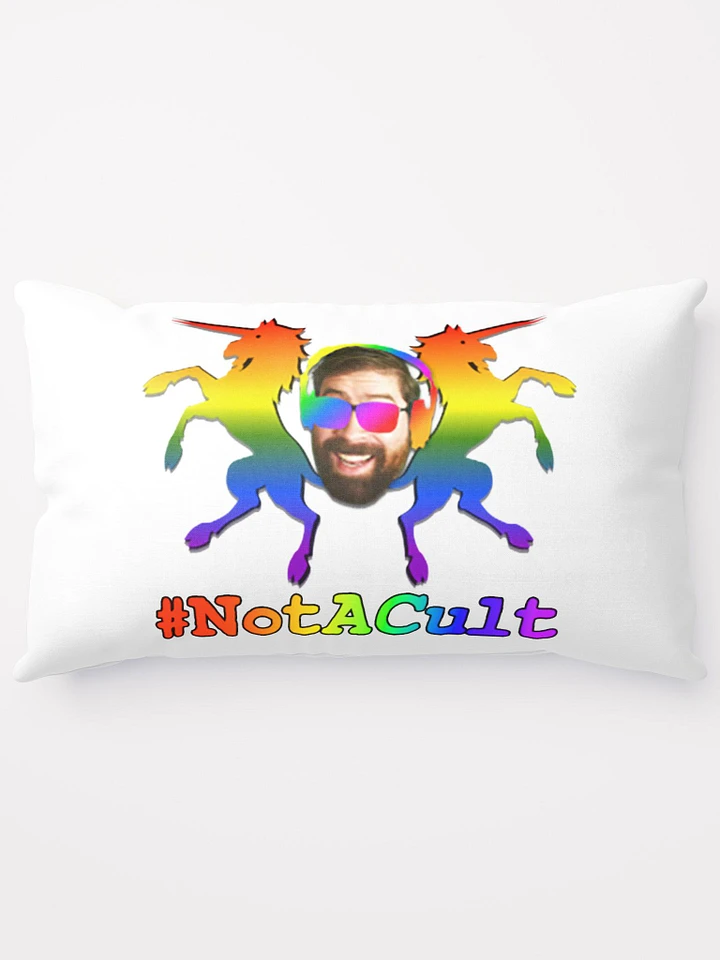 #NotACult Rainbow Pillow product image (1)
