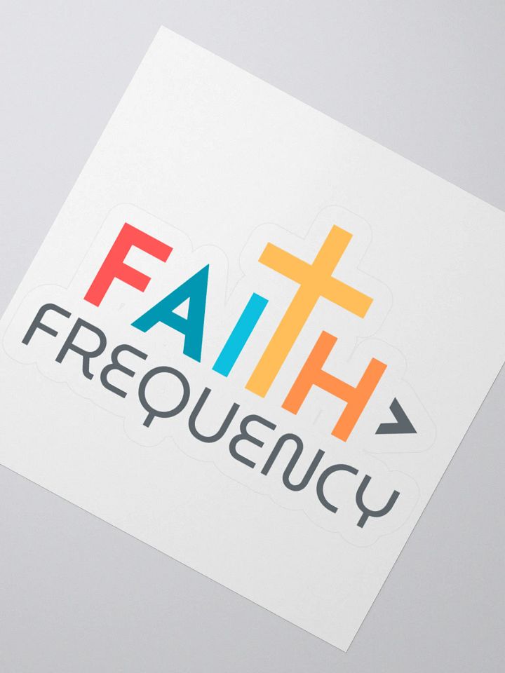 Faith Over Frequency Sticker product image (2)