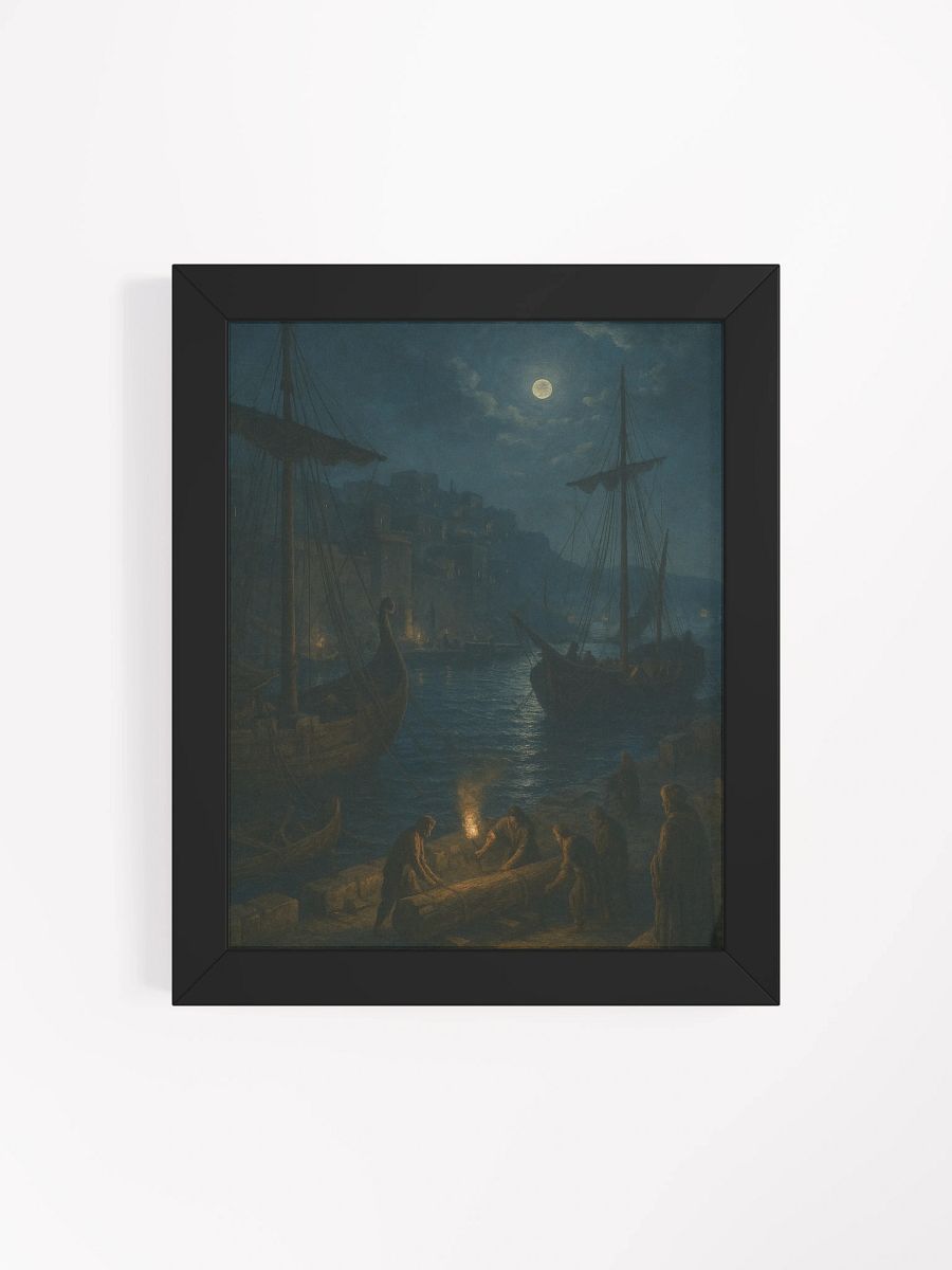 Torchlight at the Threshold – Framed Matte Print product image (4)