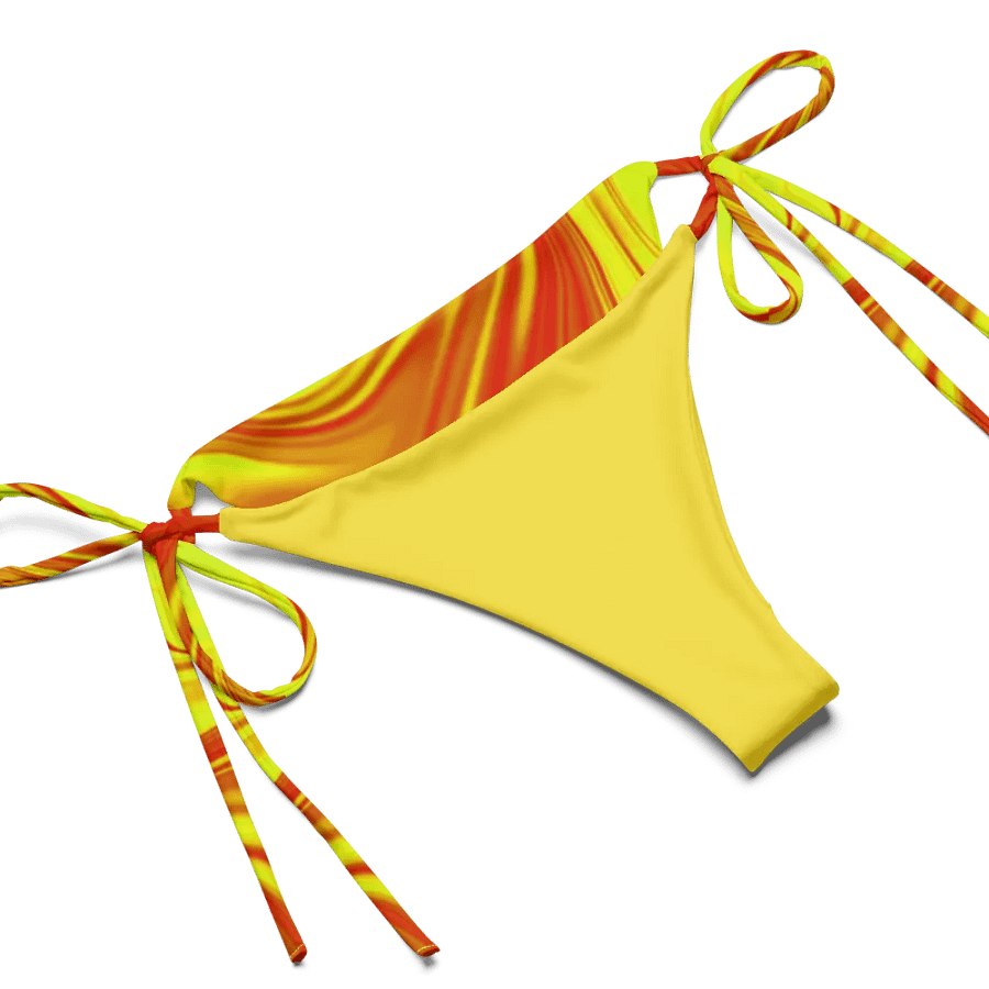 Bikini Set - Yellow and Red Digital Fluid Art product image (6)
