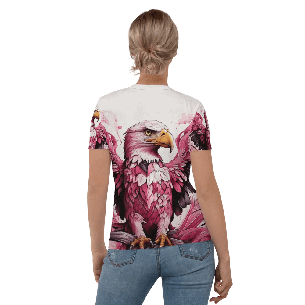 Pink eagle art product image (2)