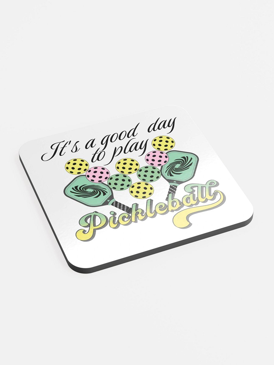 Its A Good Day To Play Pickleball Playful Cork Coaster product image (3)