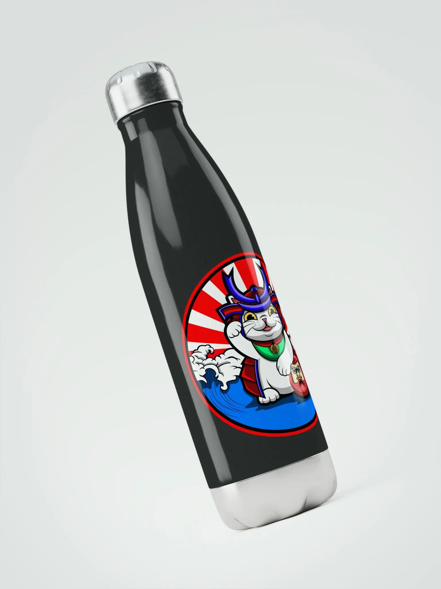 OG Samurai Neko Water Bottle product image (3)