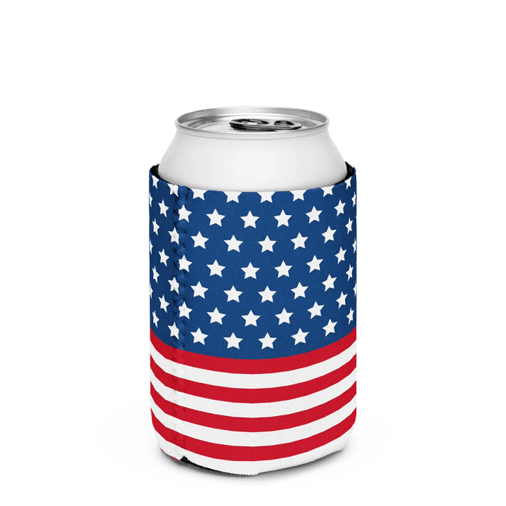 Stars & Stripes Can Cooler product image (1)
