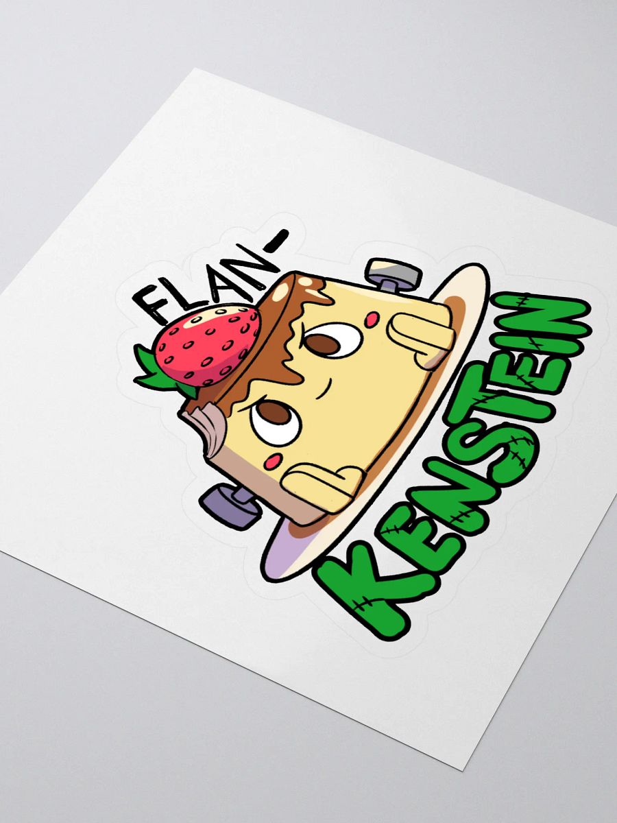 Flan-kenstein Sticker product image (3)