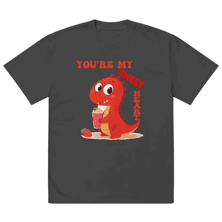 You're My Sweet Heart Dino Oversized Tee product image (5)