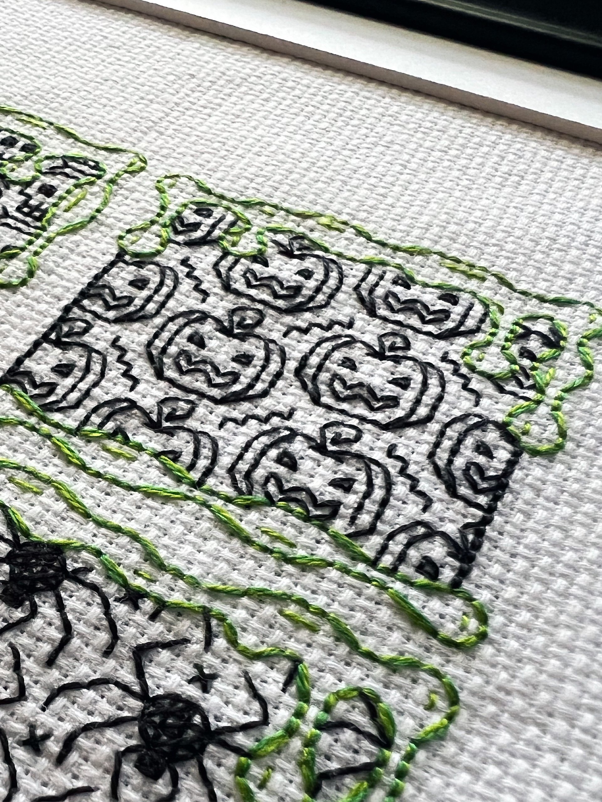 Slime After Slime • Blackwork Cross Stitch Pattern • PDF Digital Download product image (6)