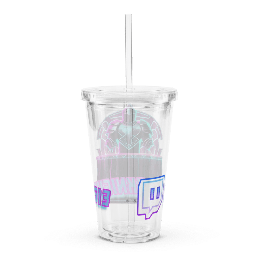 Blackknight513 Double Wall Clear Plastic Tumbler (16 oz) product image (2)