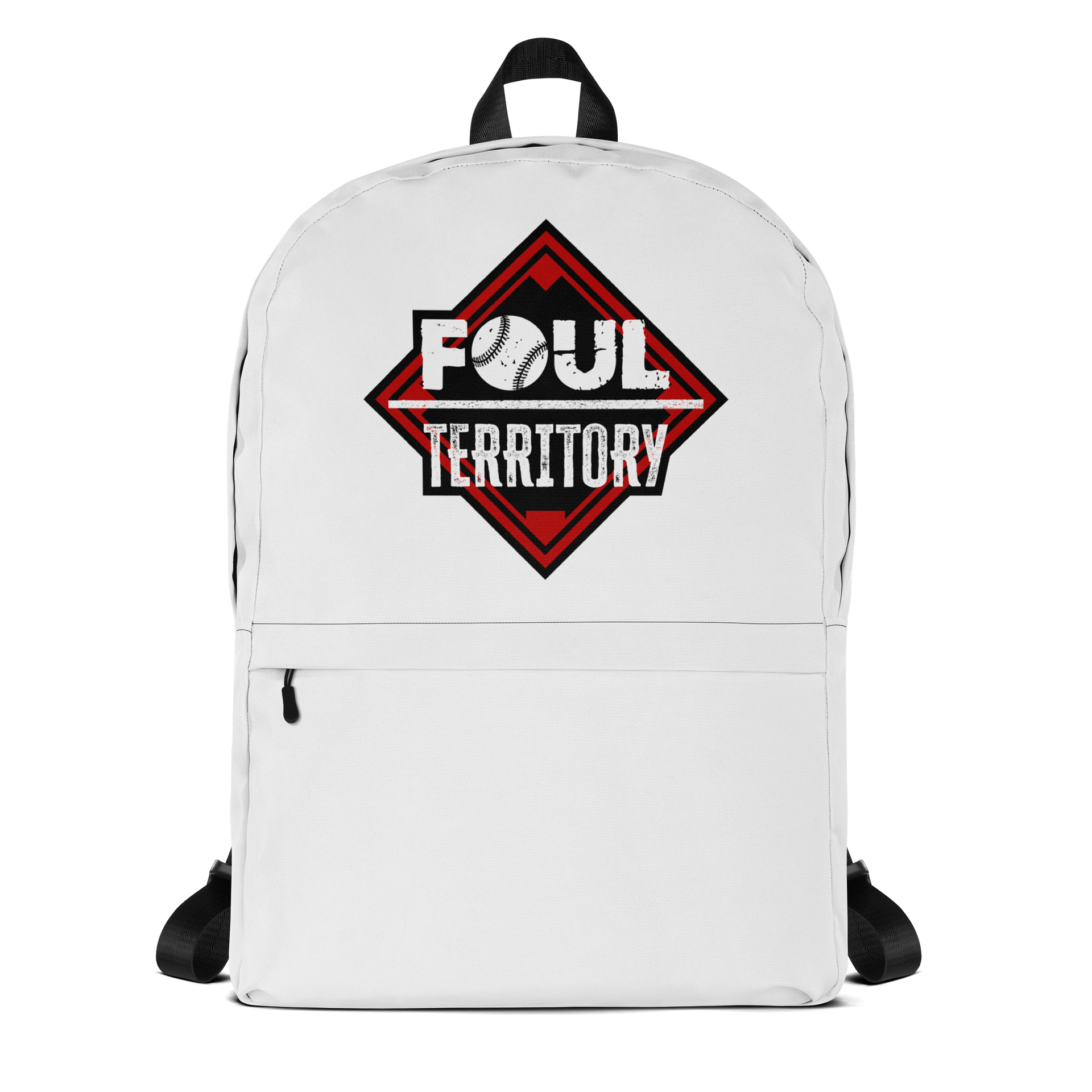 Foul Territory White Backpack product image (1)