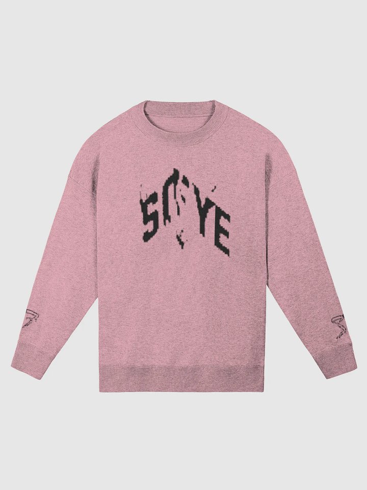 SCYF Jacquard Heart Crewneck Sweater 