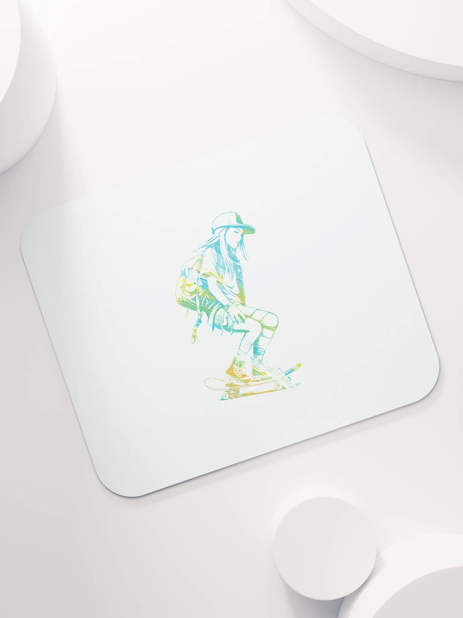 GIRL ON SKATEBOARD Skateboard, skateboarding, skater, skate, retro, vintage, girl, skateboarder, woman, skating, skate clothing product image (7)