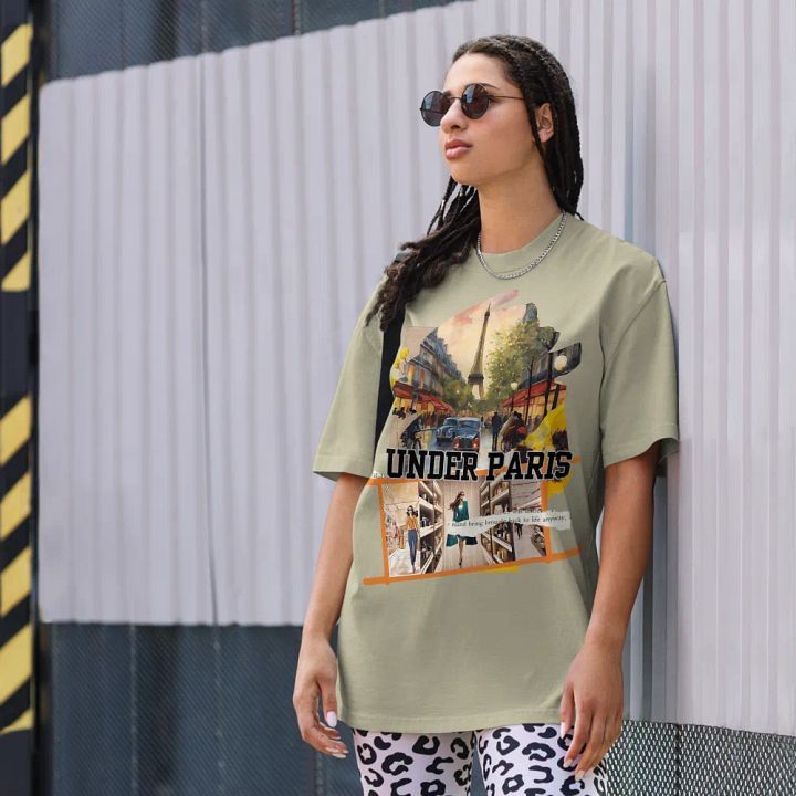 Under Paris oversized t-shirt product image (22)