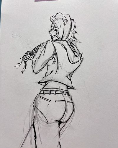 Not every sketch is perfect, or gold, but it feels good to get back to work!

#sketch #sketching #characterart #illustration ...