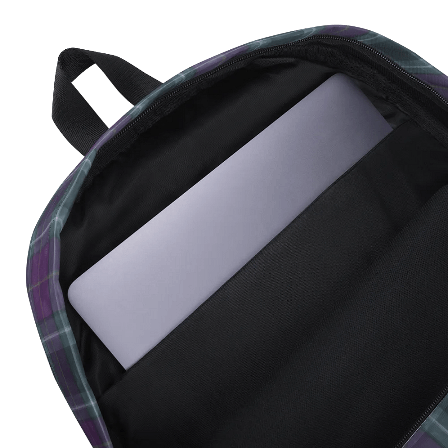 Purple/Green Plaid Backup with Floral Design product image (6)