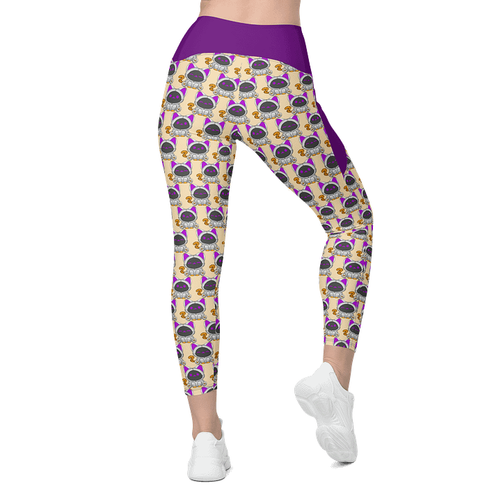 PalBot Leggings w/Pockets - Plum product image (2)
