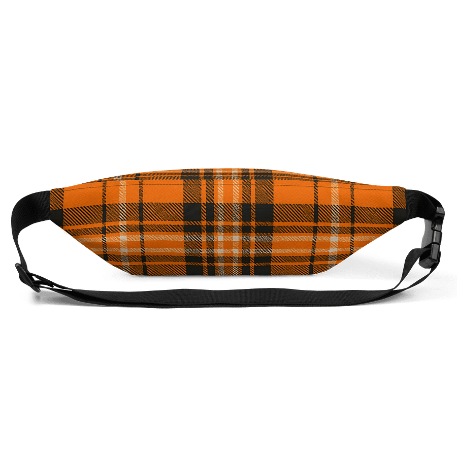 Orange Plaid Fanny Pack (Waist Bag) product image (3)