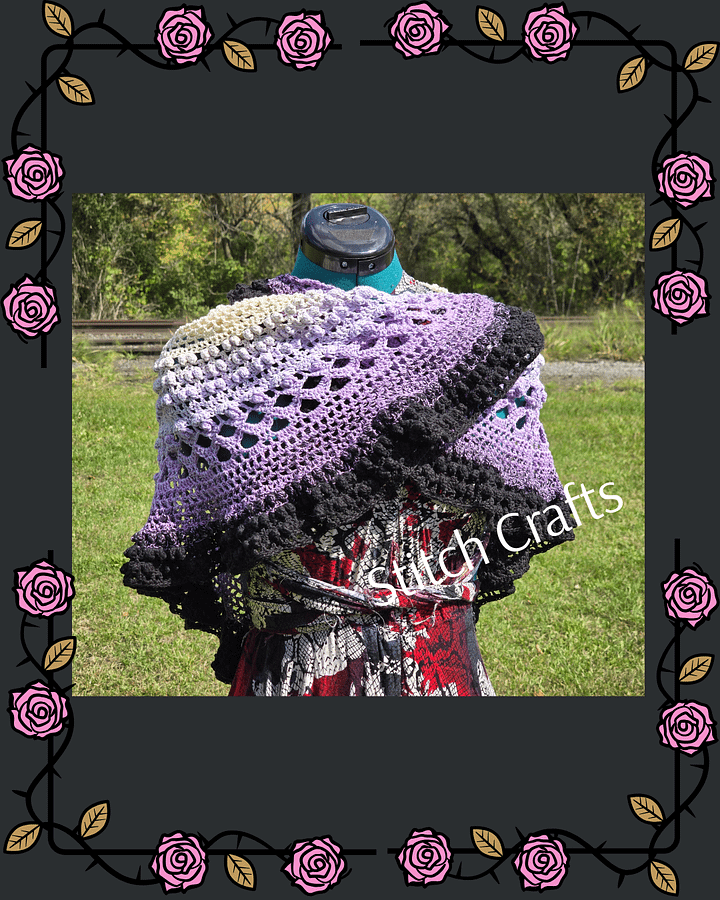 Crochet Aphrodite Shawl product image (2)